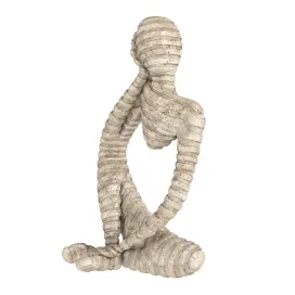 Ethnic Statuette of A Woman From Travertine